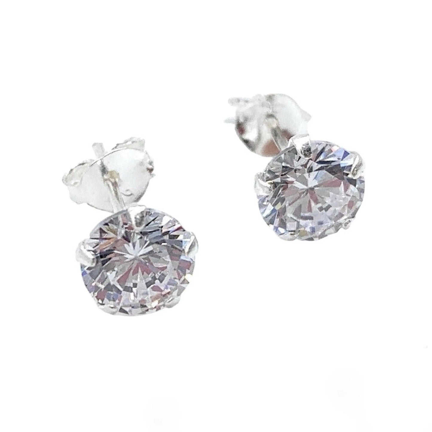 Silver stud Earrings Savi Jewelry