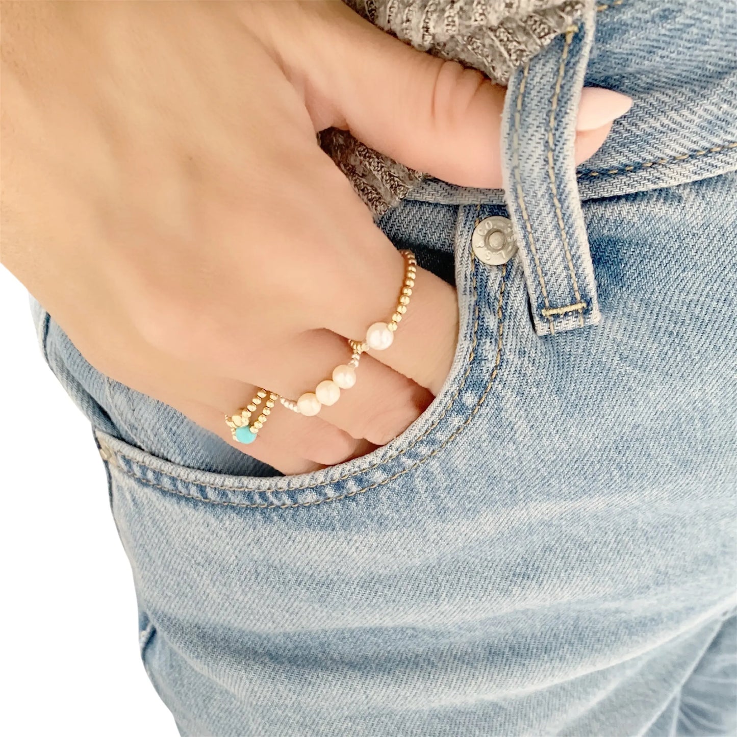 2mm Gold Elastic Ring Savi Jewelry