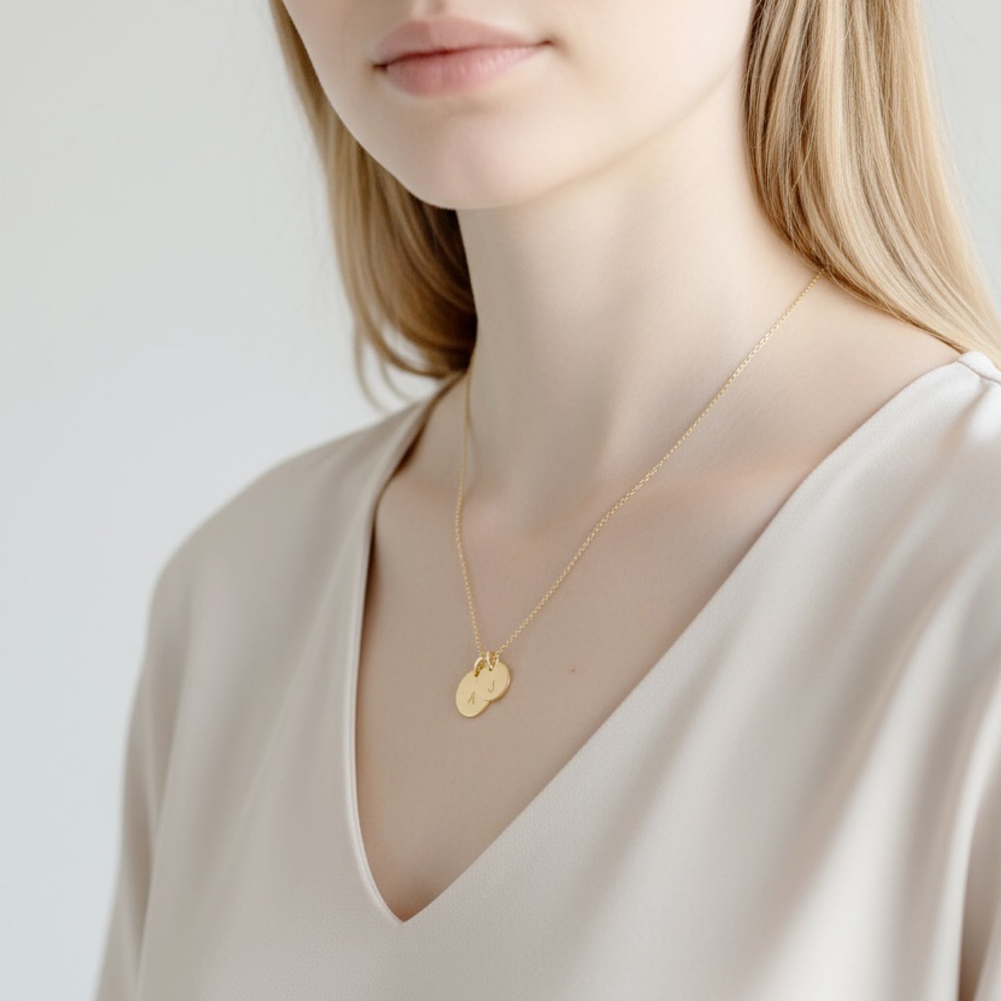 Gold Initial Necklace