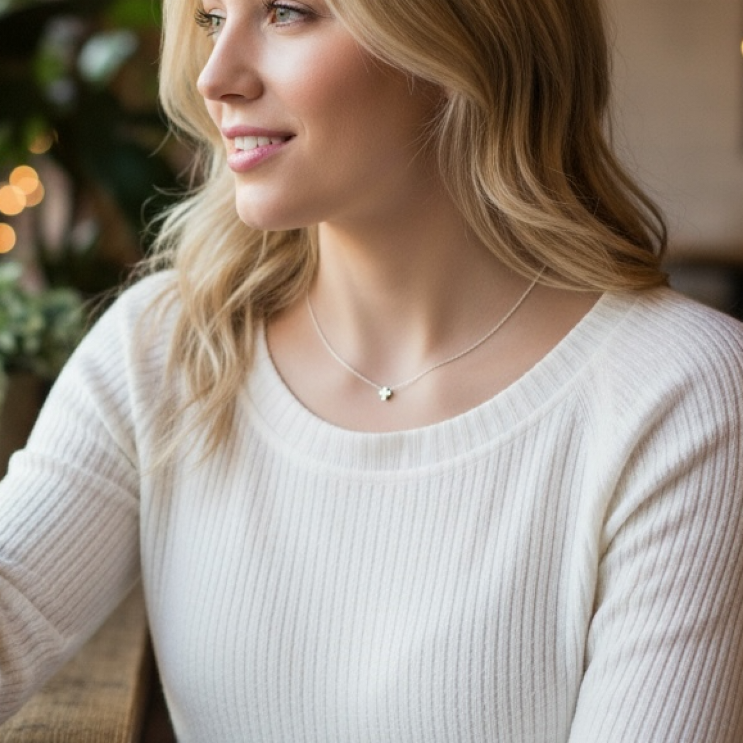 Silver Cross Necklace