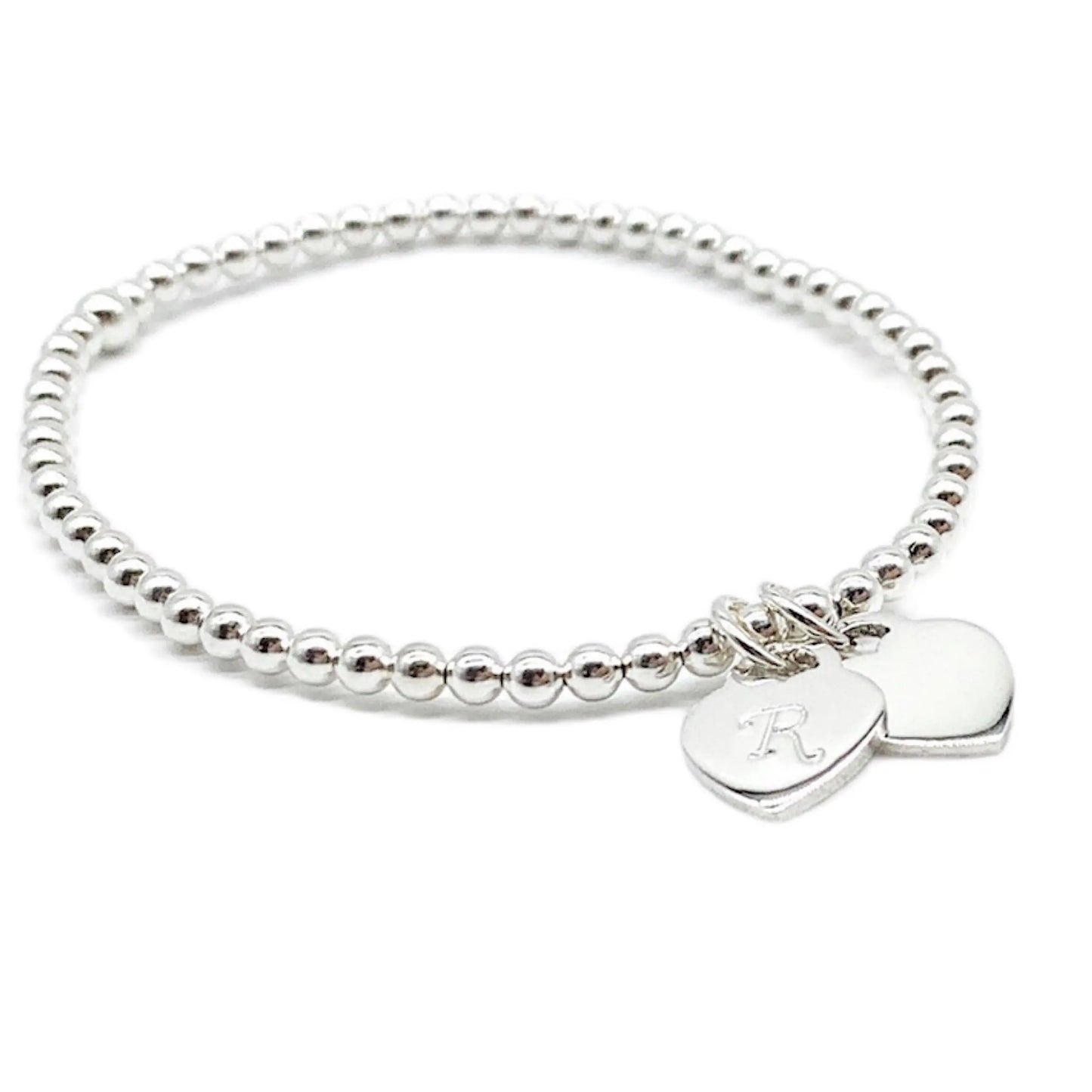 Silver initial bracelet Savi Jewelry