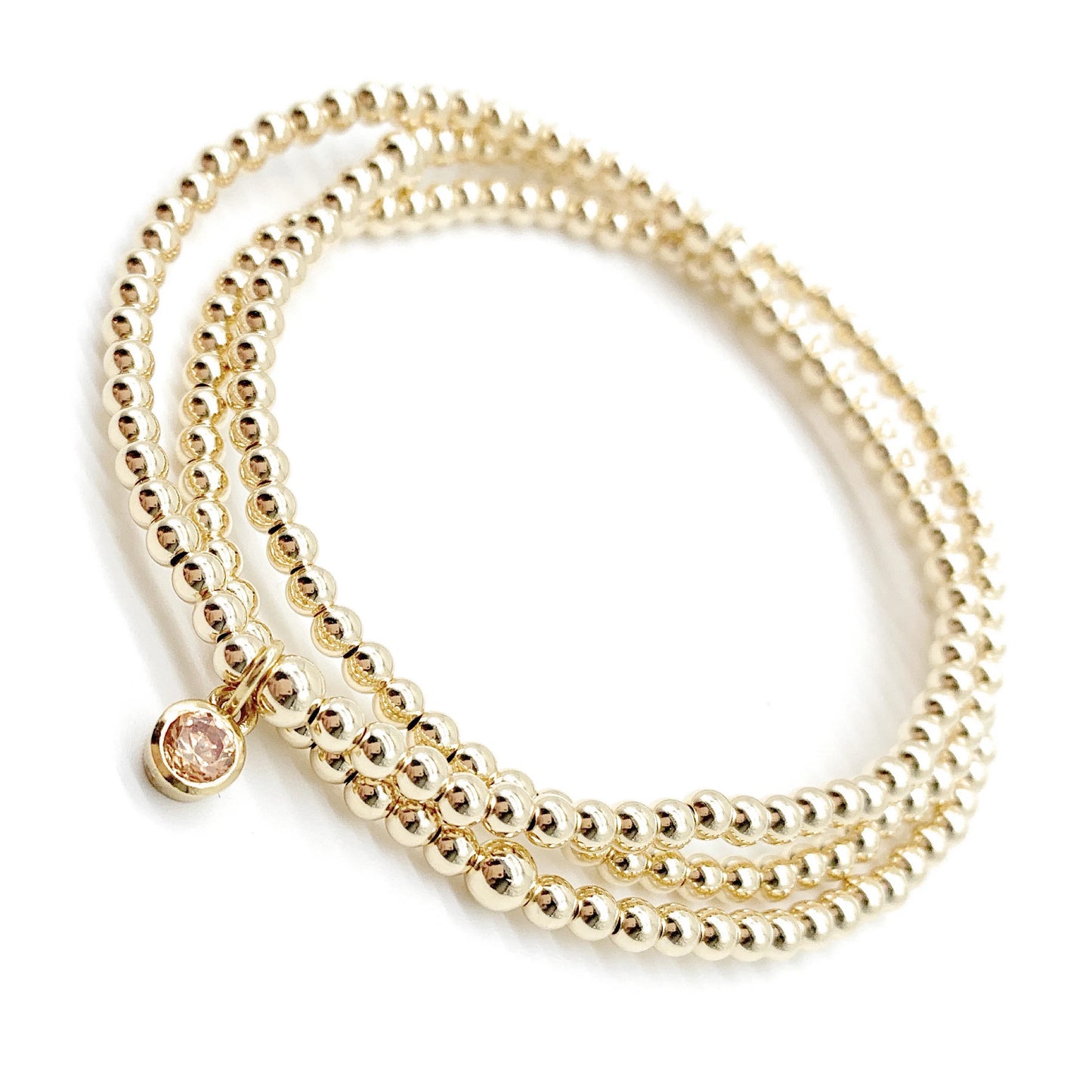 Gold Birthstone bracelet