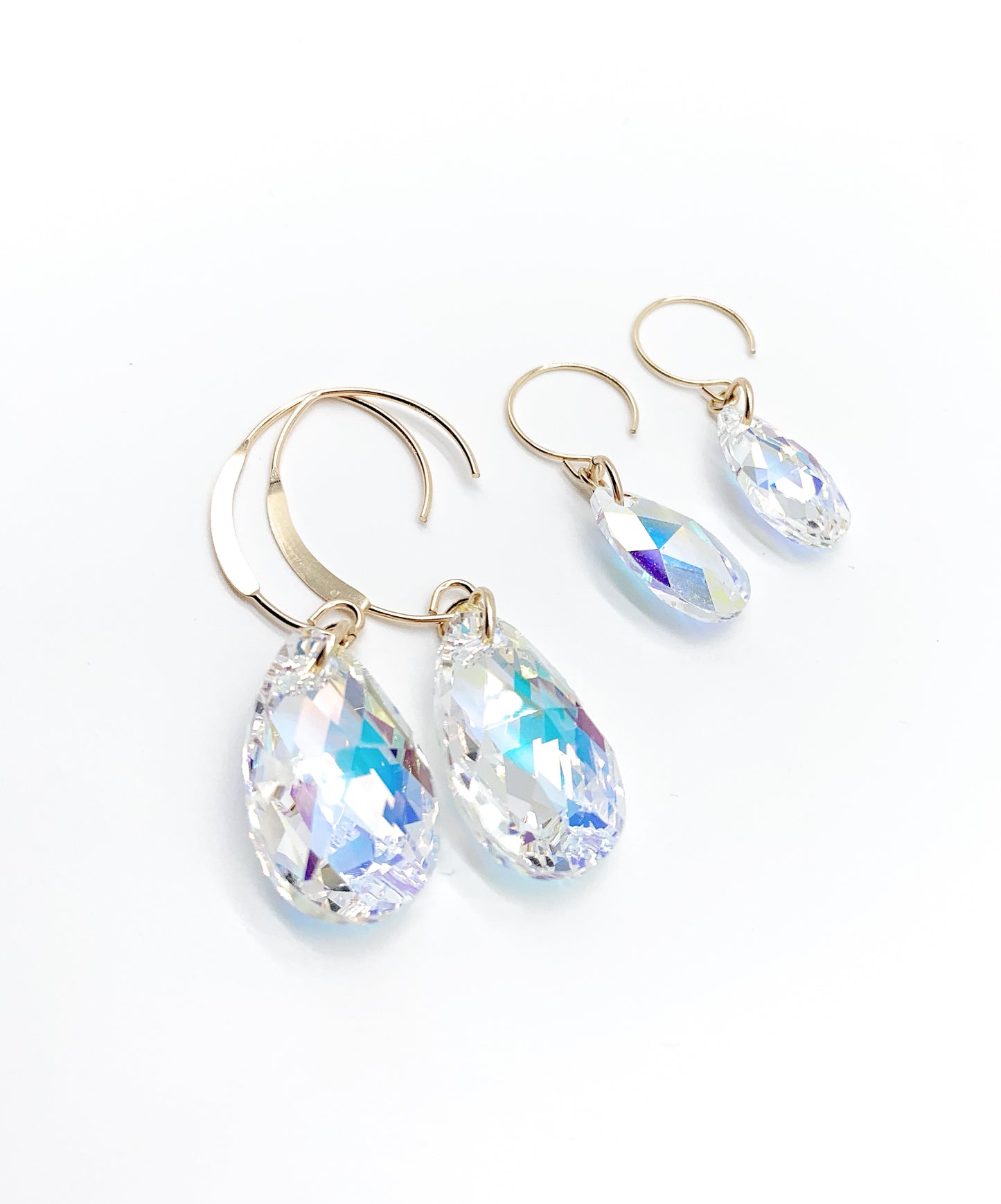 Gold Crystal earrings