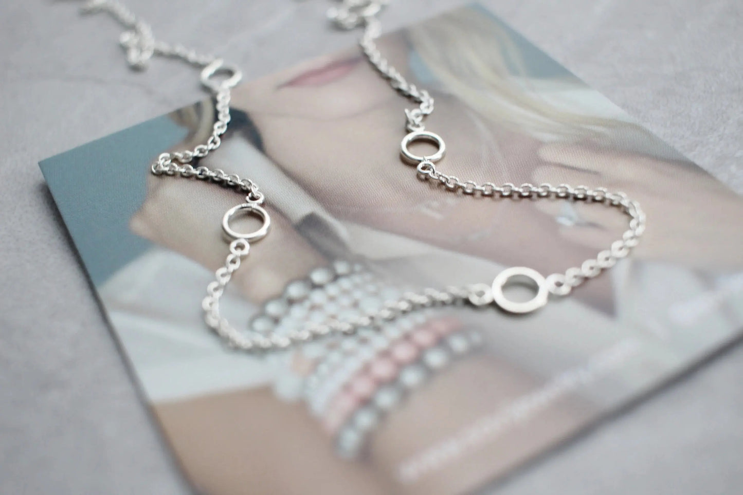 Silver choker Necklace SaviJewelry