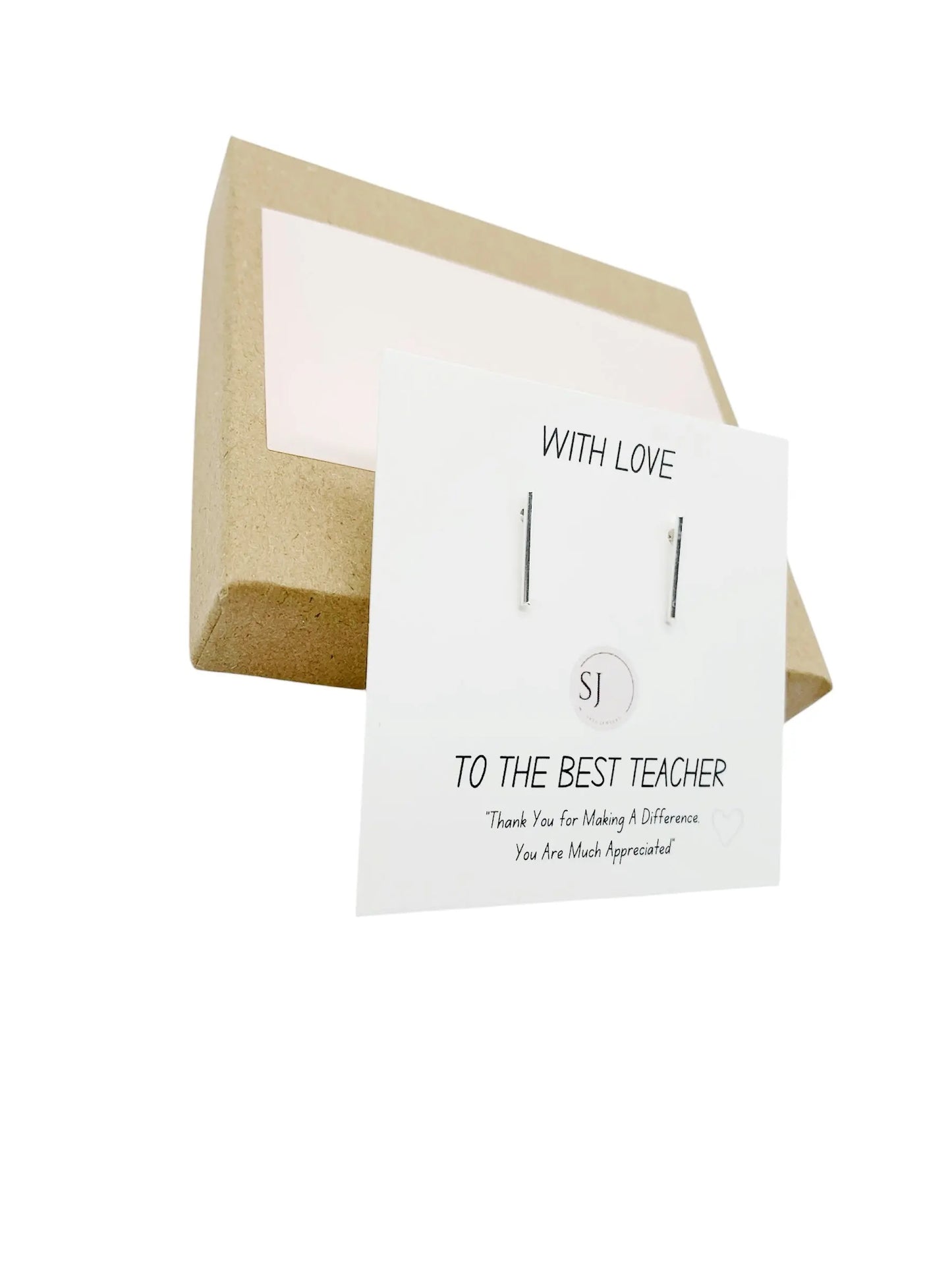 Teacher Stud earrings Gift SaviJewelry