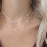 circle necklace - Savi Jewelry