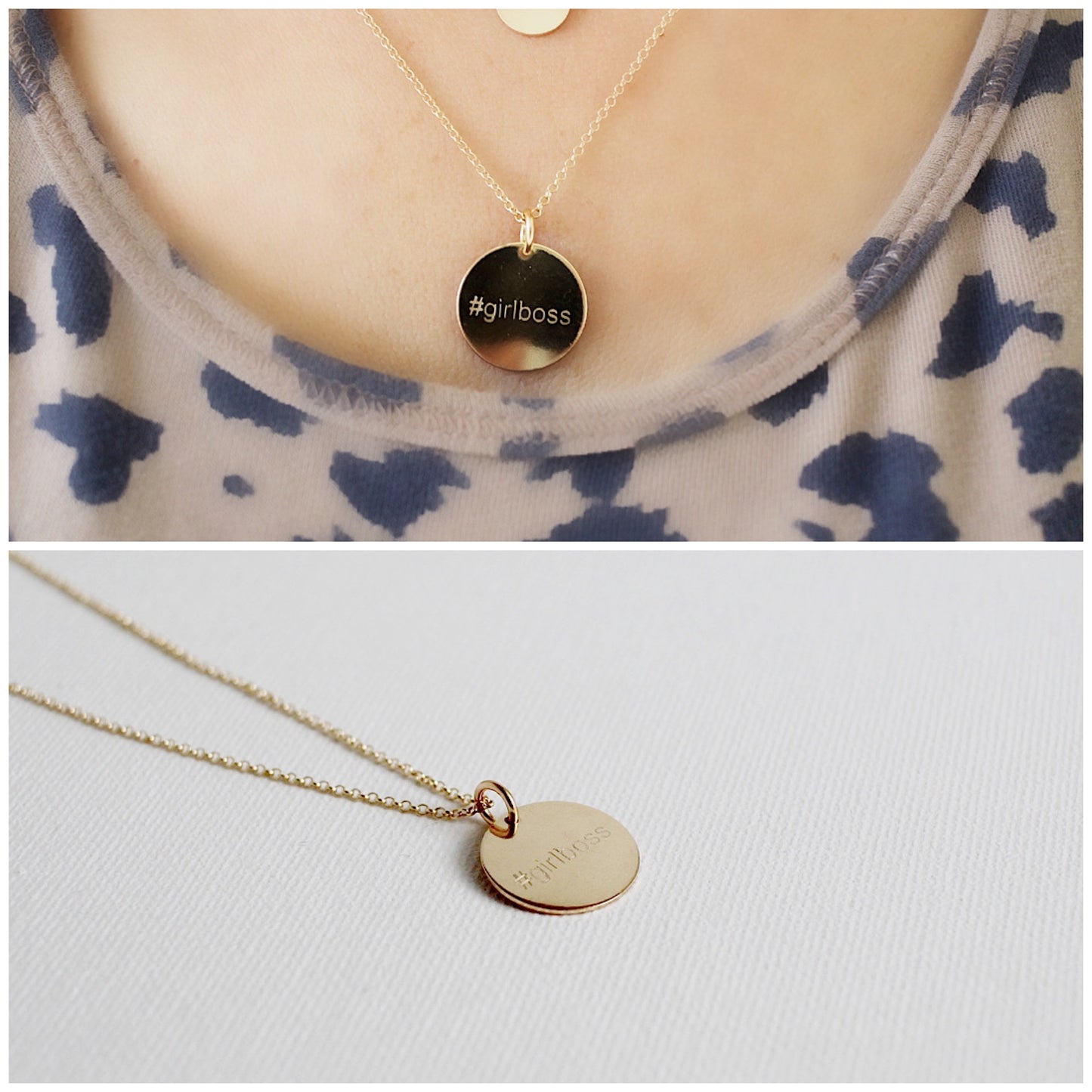 14k gold filled necklace - Savi Jewelry
