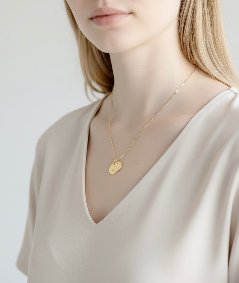 Gold Initial Necklace