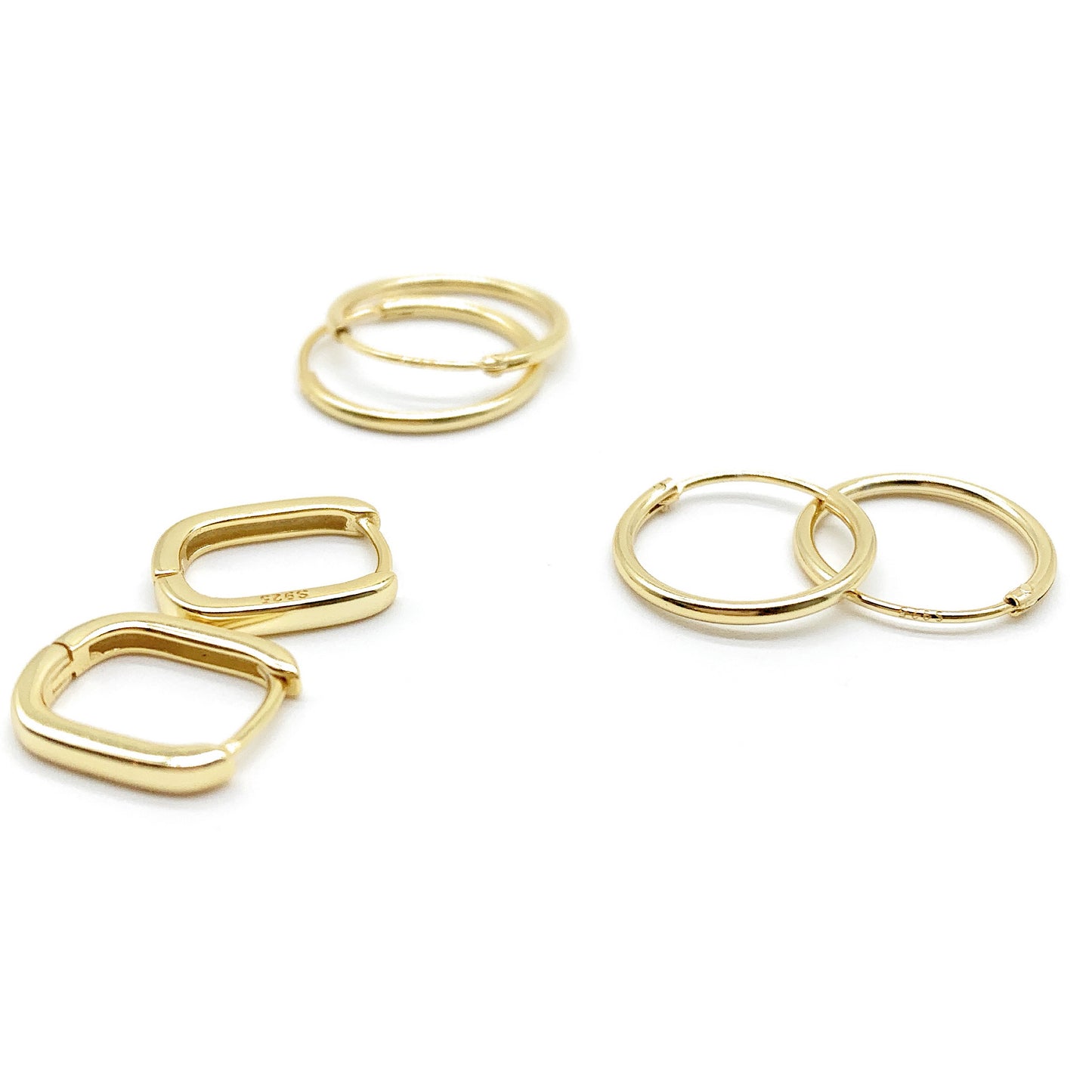 Oval hoop Earrings