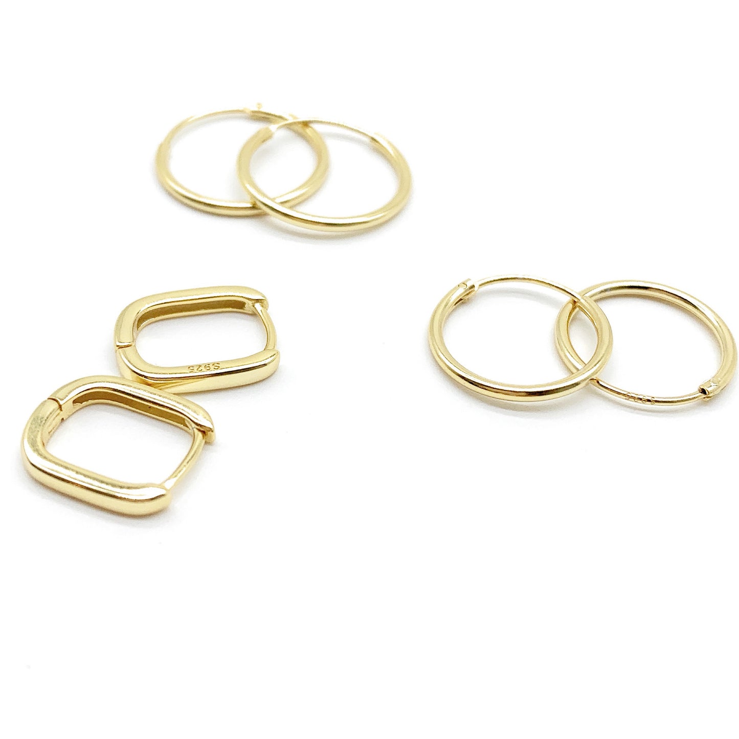 Oval hoop Earrings