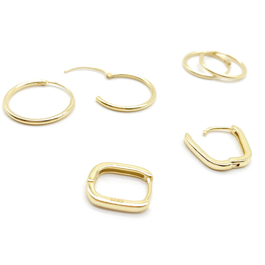 Gold hoop Earrings