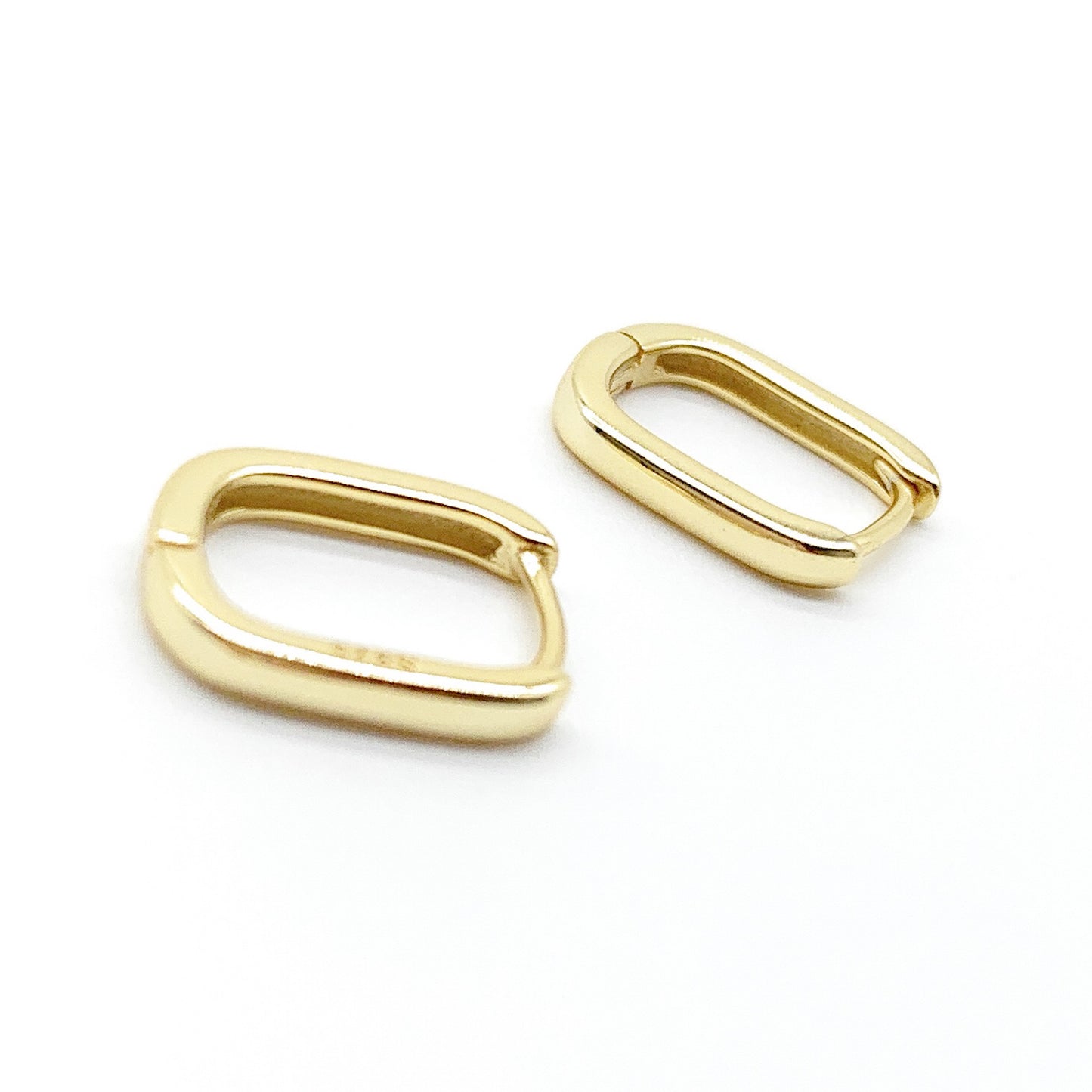 Oval hoop Earrings