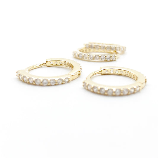 Gold hoop Earrings