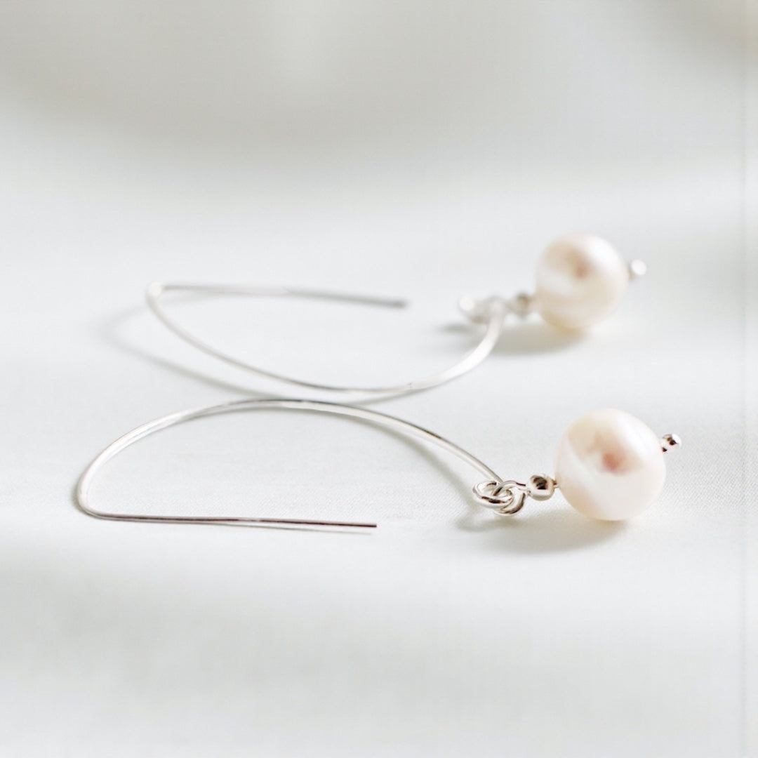 Pearl earrings