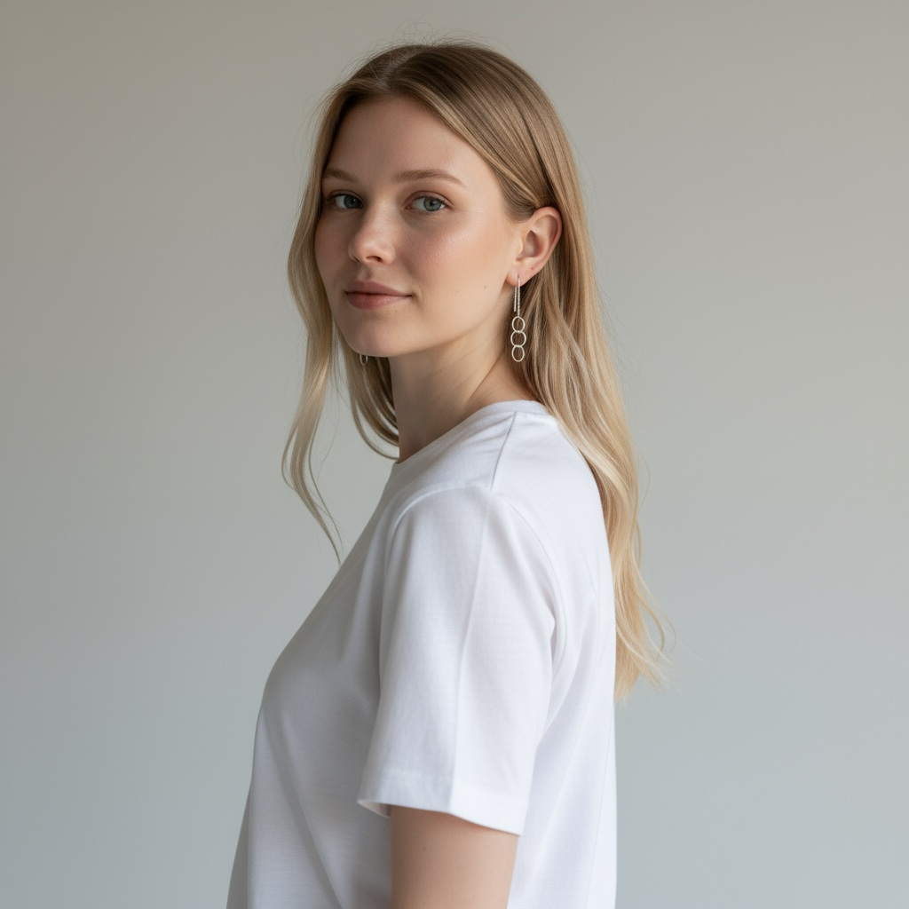 Silver Threader Earrings