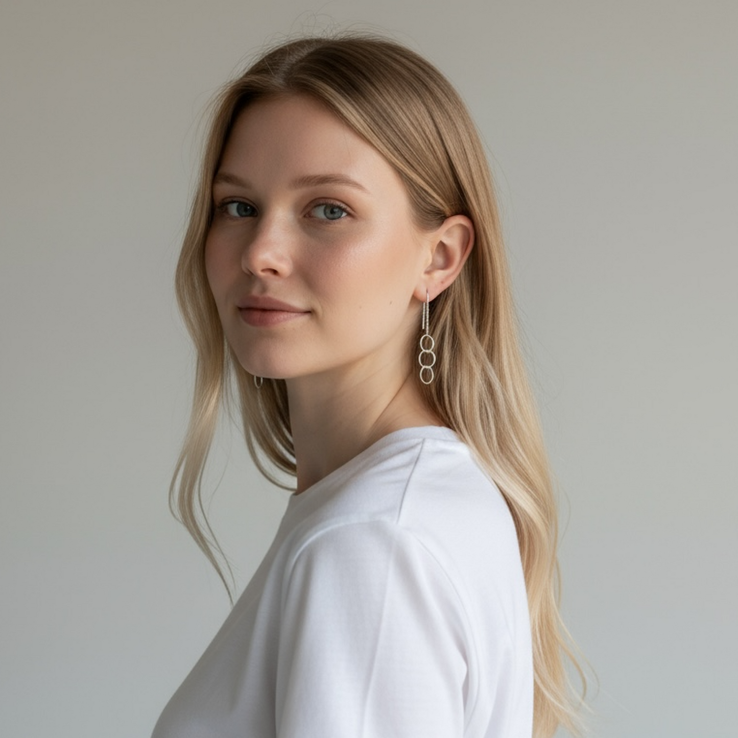 Silver Threader Earrings