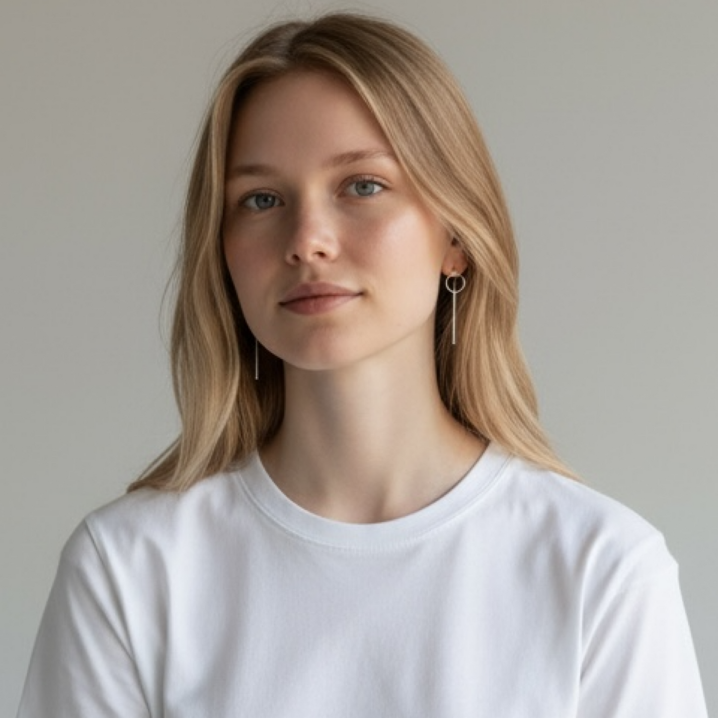 Silver Drop Earrings