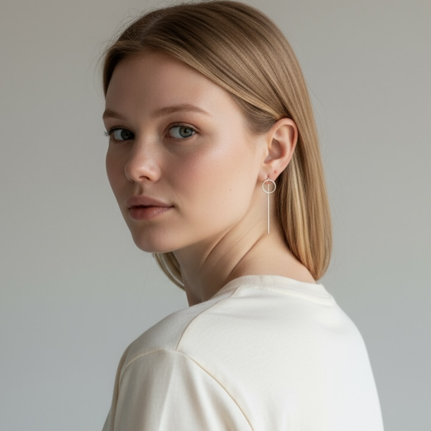 Silver Drop Earrings