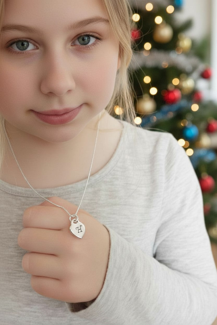 Little Girl Initial Necklace