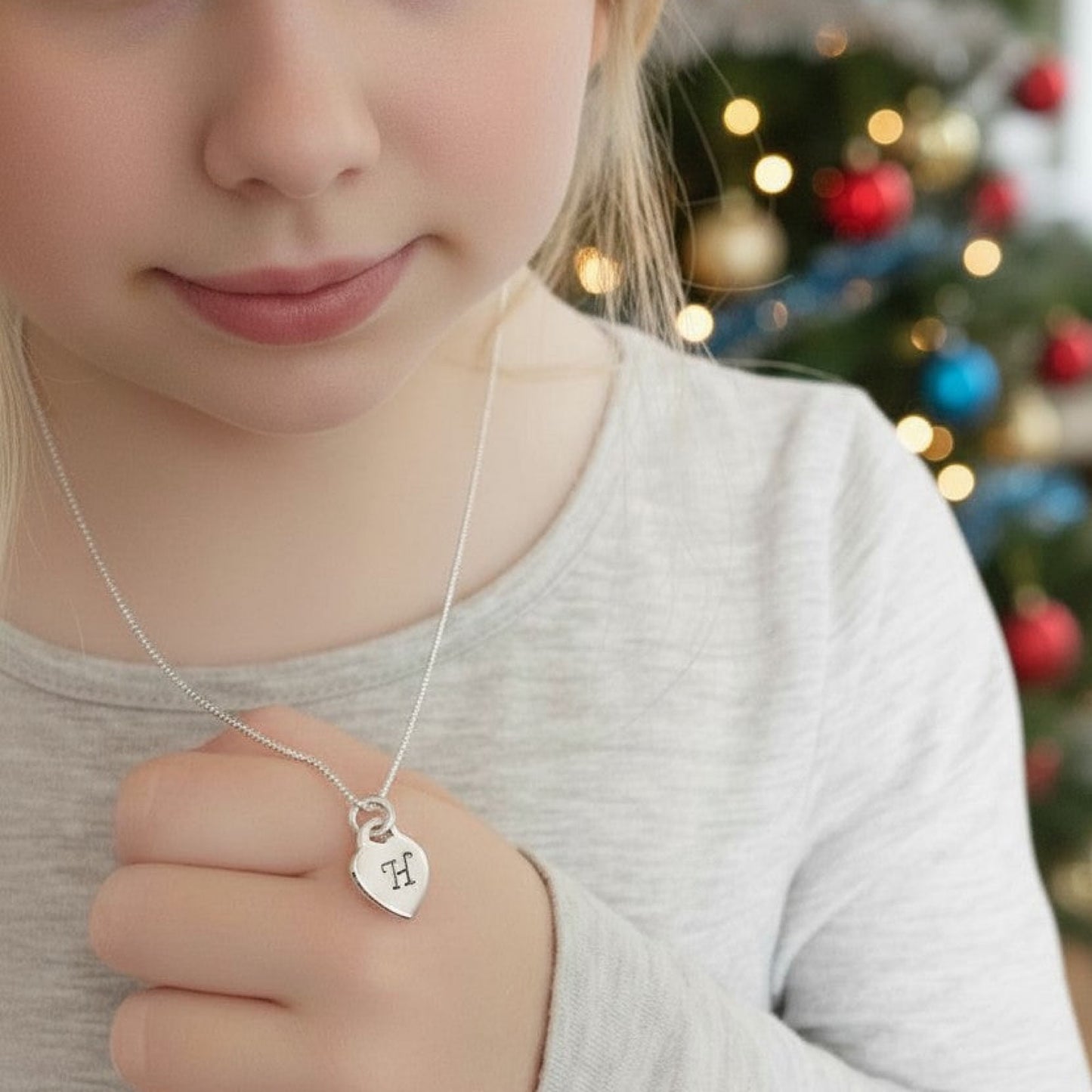 Little Girl Initial Necklace