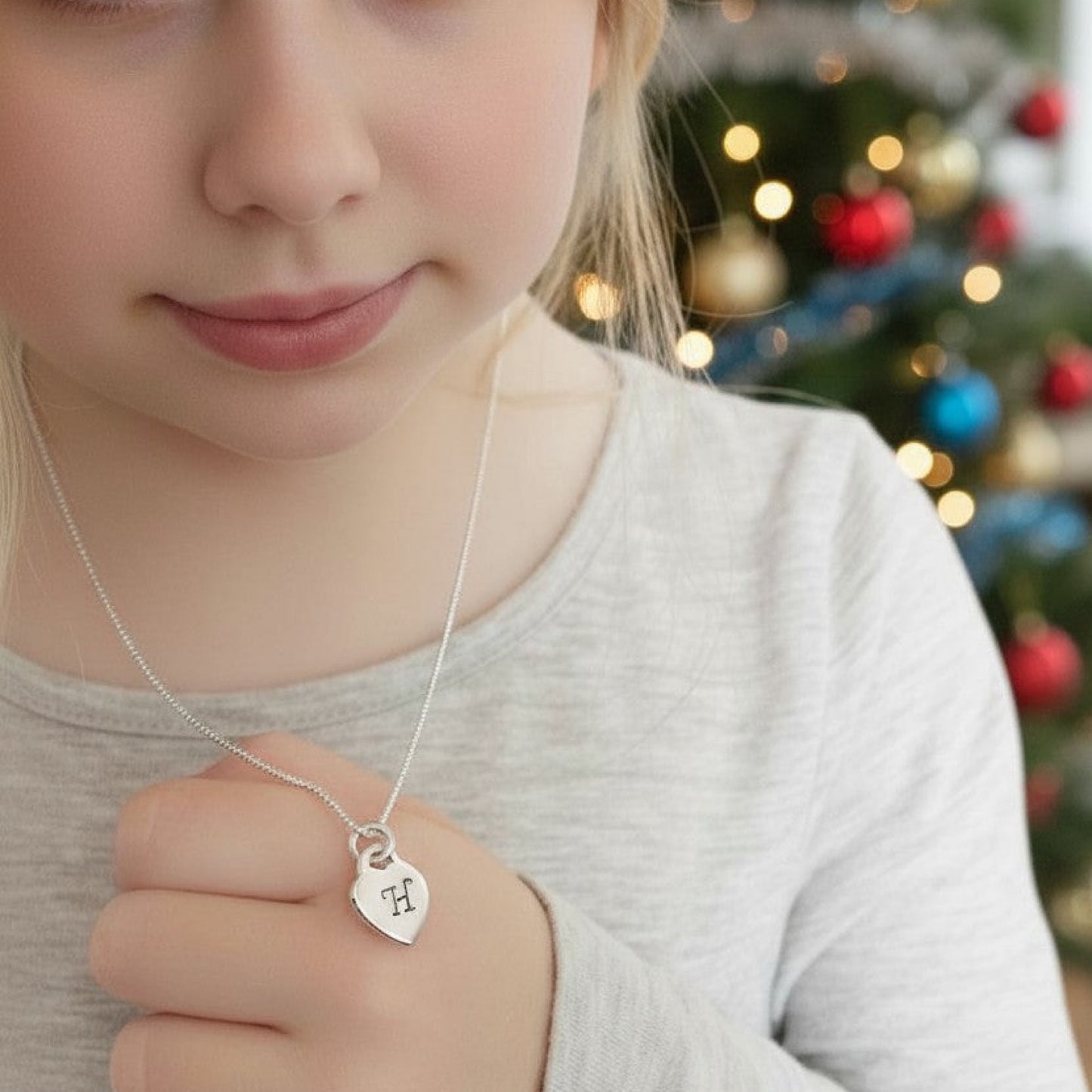 Little Girl Initial Necklace