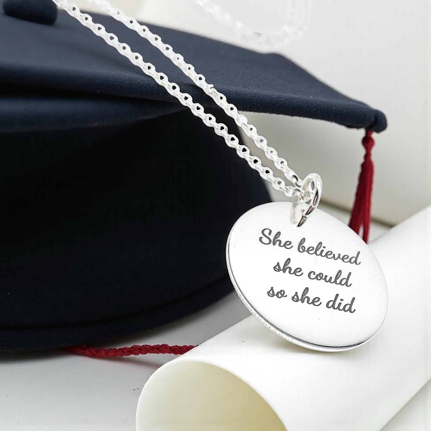 Graduation necklace 🤍