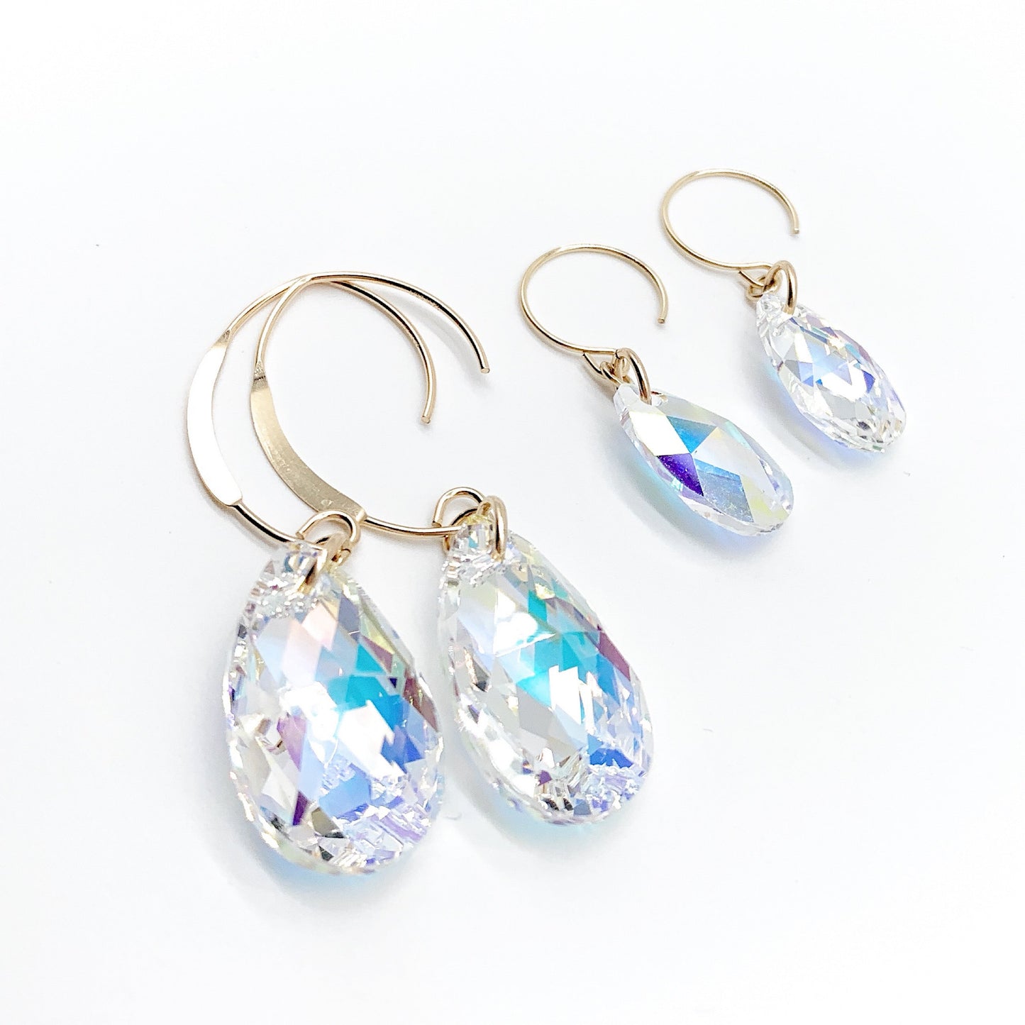 Gold Crystal earrings