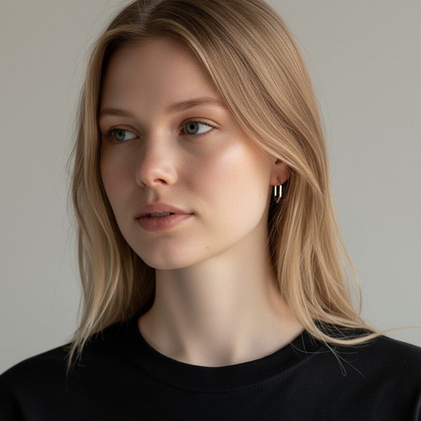 Silver Hoop Earrings