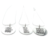 Personalized Silver Necklace