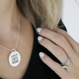 Personalized Silver Necklace