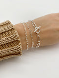 Silver Toggle Bracelet