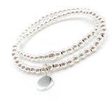 Silver bead Bracelet