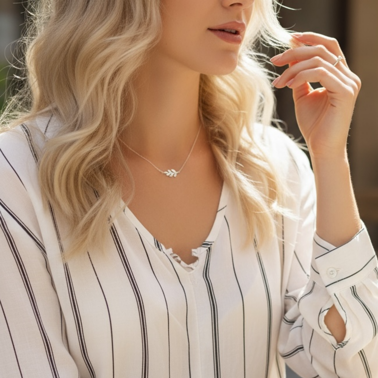 Silver Choker Necklace