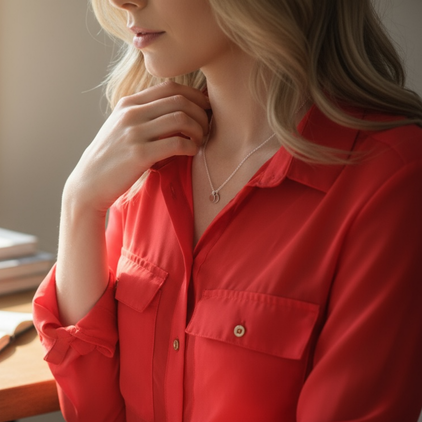 Silver Initial Letter necklace