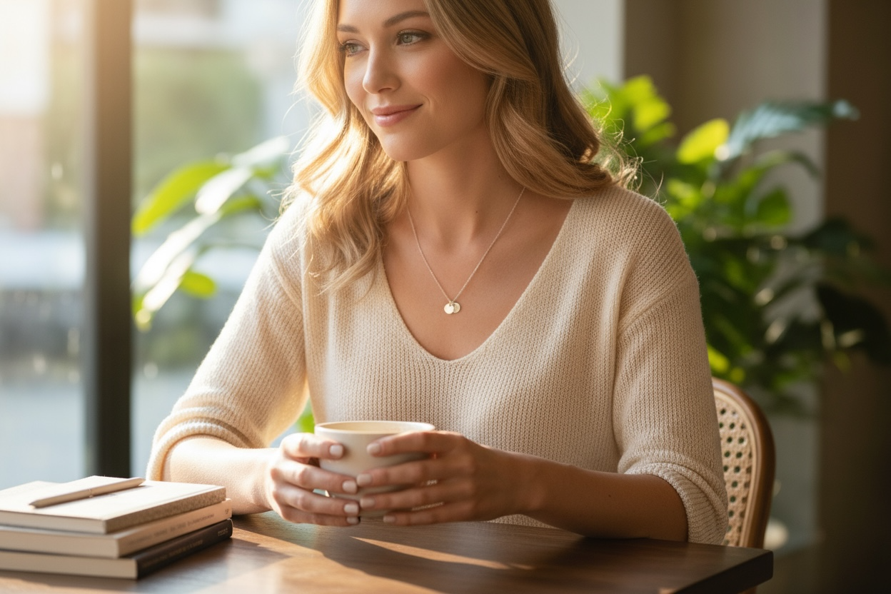 Silver Initial Letter necklace