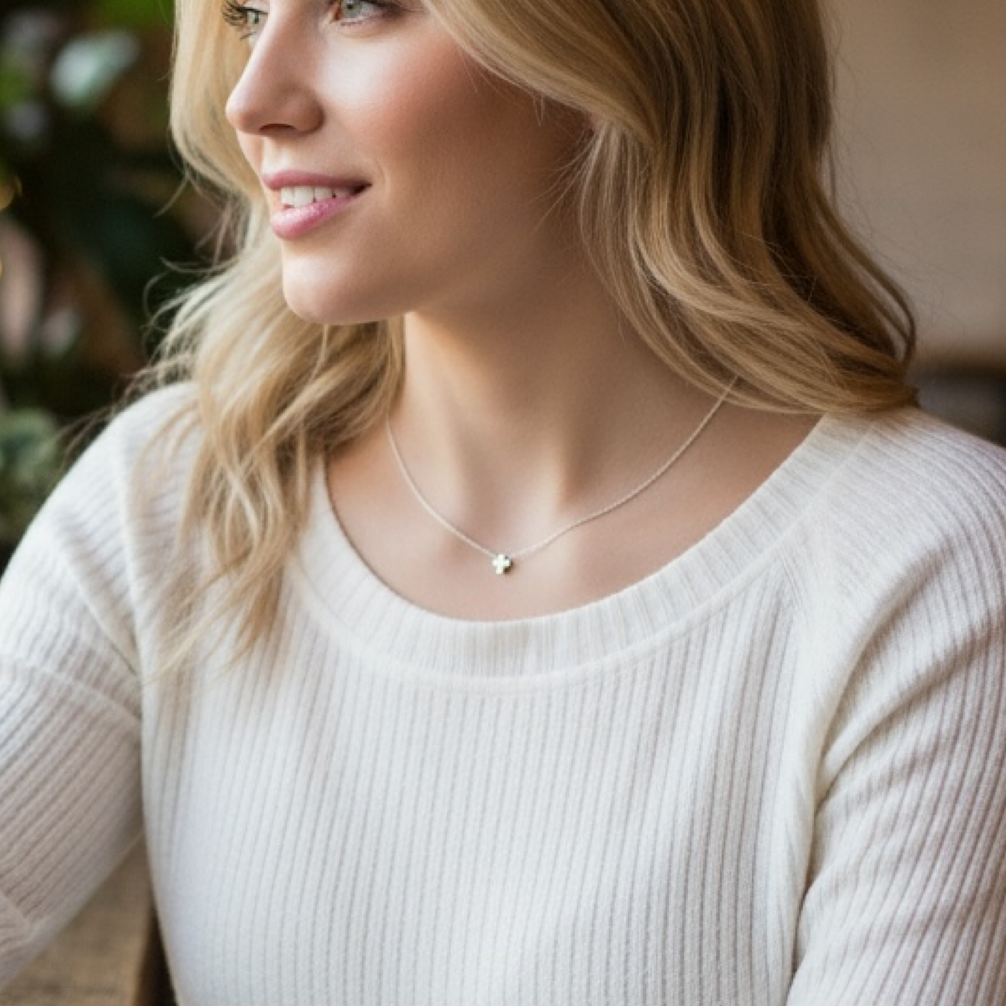 Silver Cross Necklace