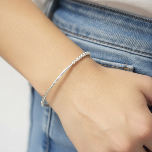 Sterling silver beaded Bracelet