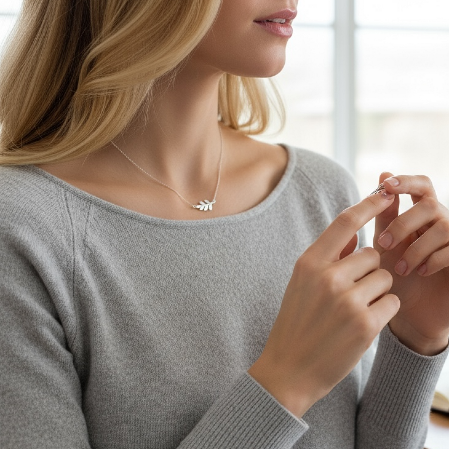 Silver Choker Necklace