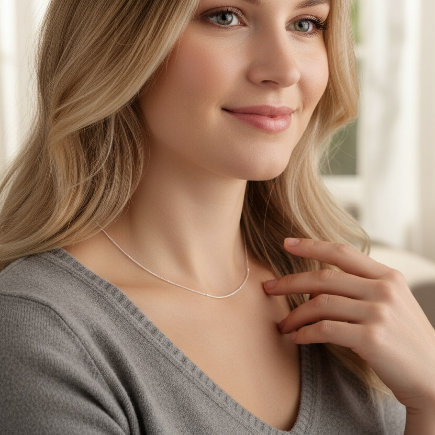 Dainty Silver Necklace