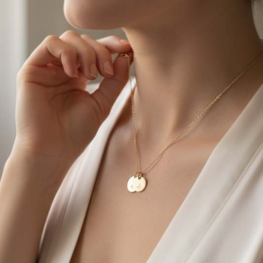 Gold Initial Necklace
