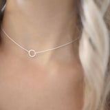 Silver Choker necklace