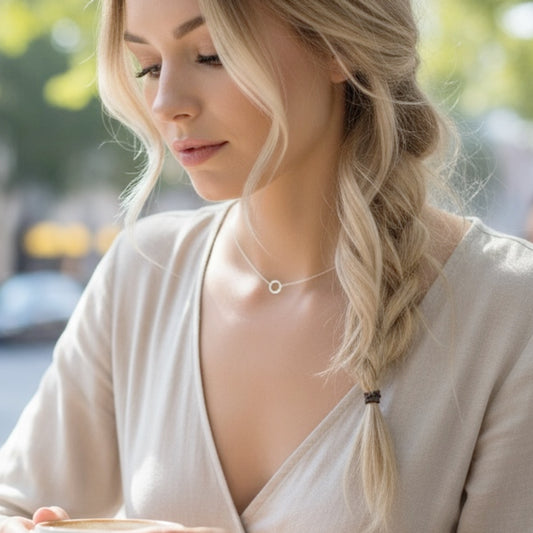Silver Choker necklace