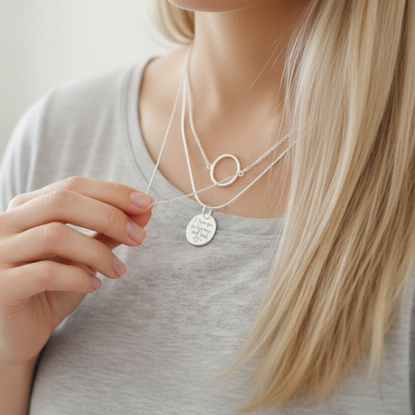 Silver Charm necklace
