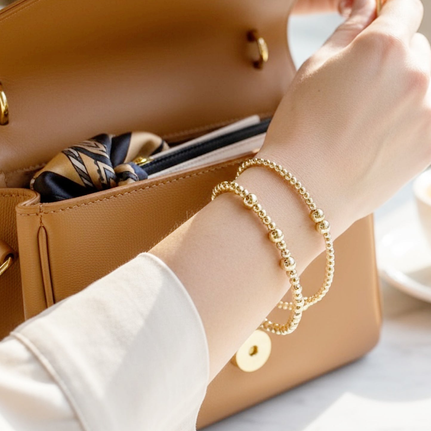 Gold beaded Bracelet