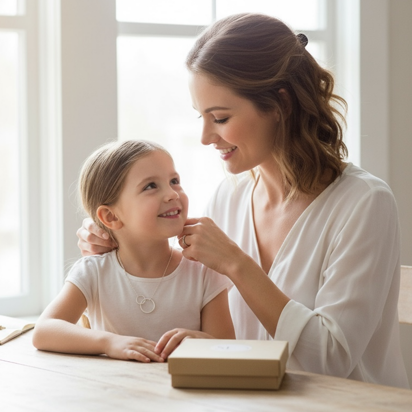 Mother Daughter Necklace