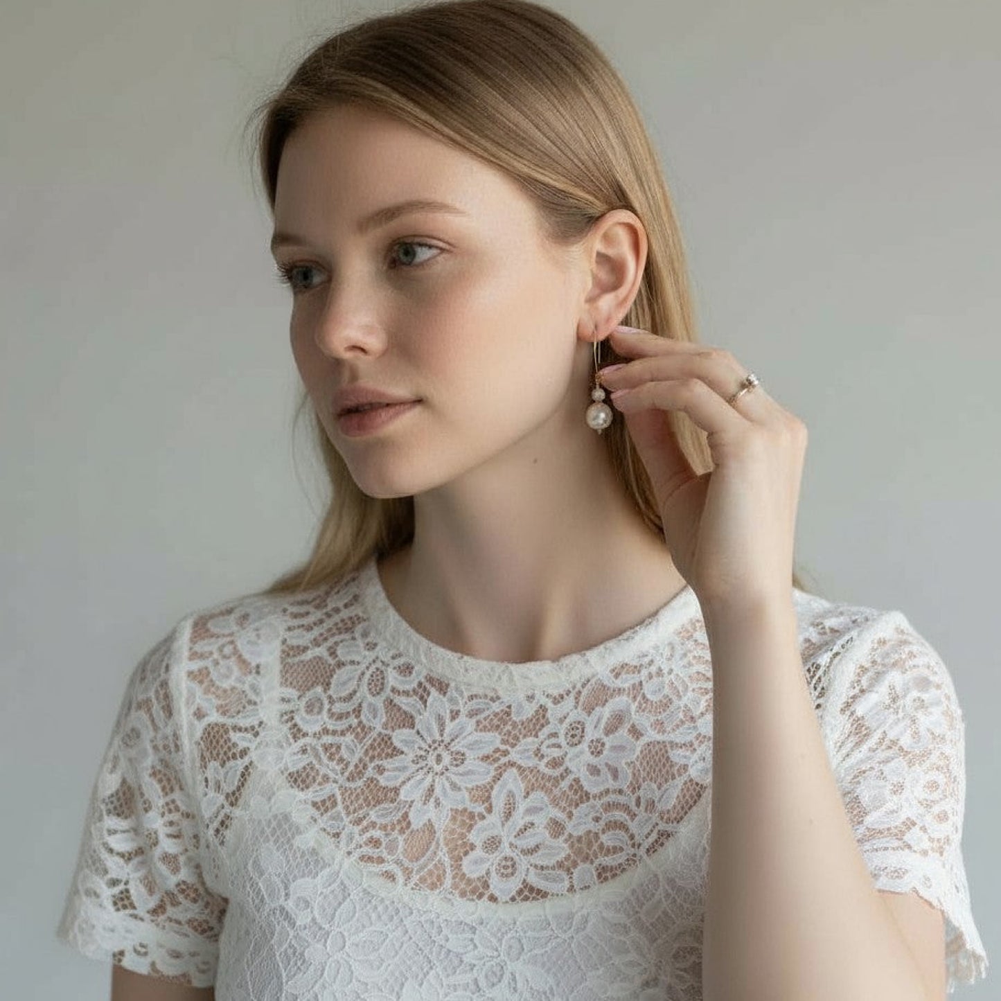 Gold Crystal Wedding earrings