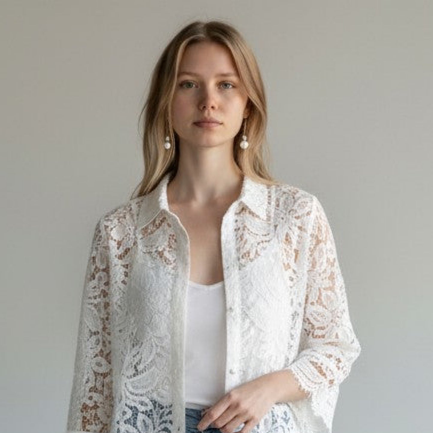 Gold Crystal Wedding earrings