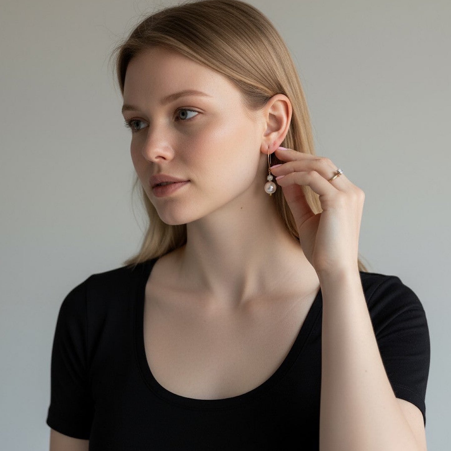 Gold Crystal Wedding earrings