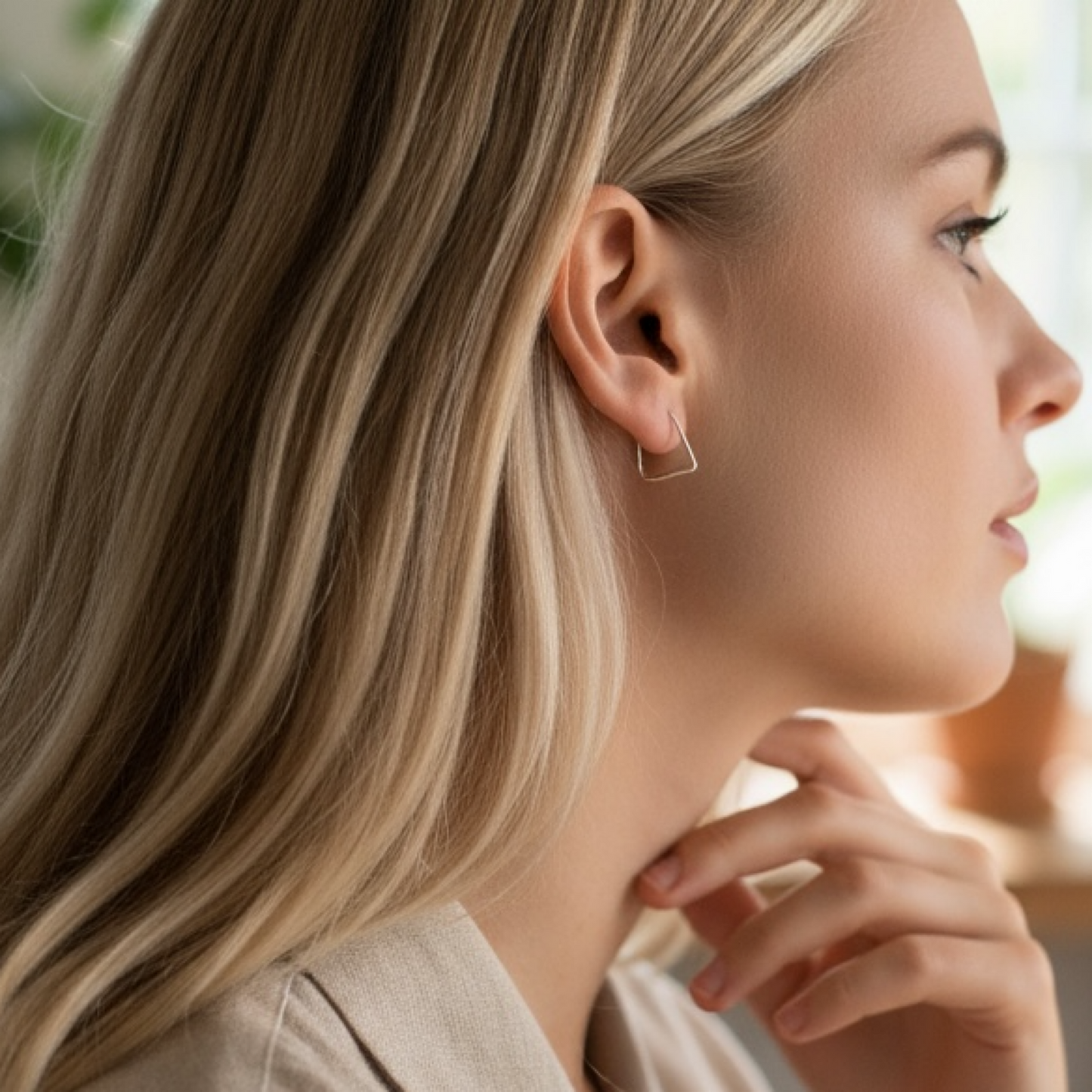 Small Silver Hoop earrings