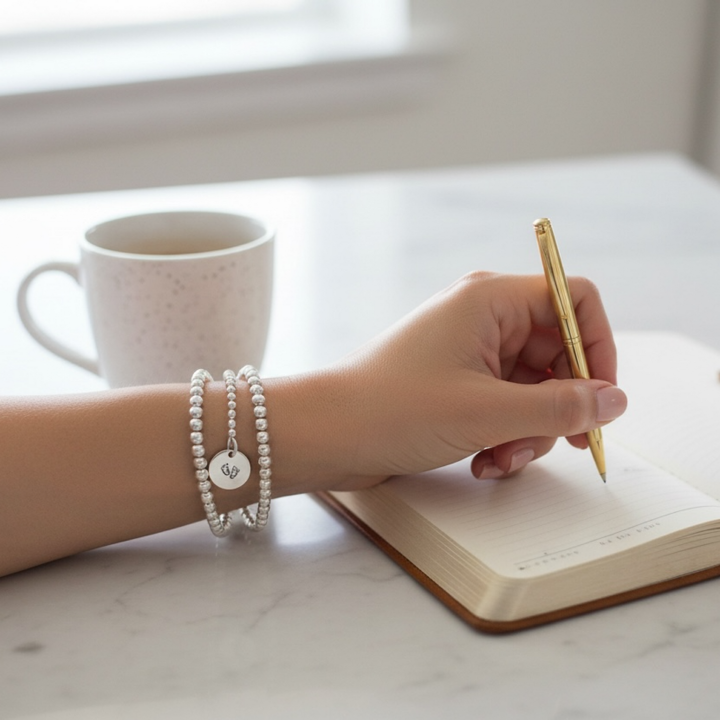 Sterling Silver heart Bracelet